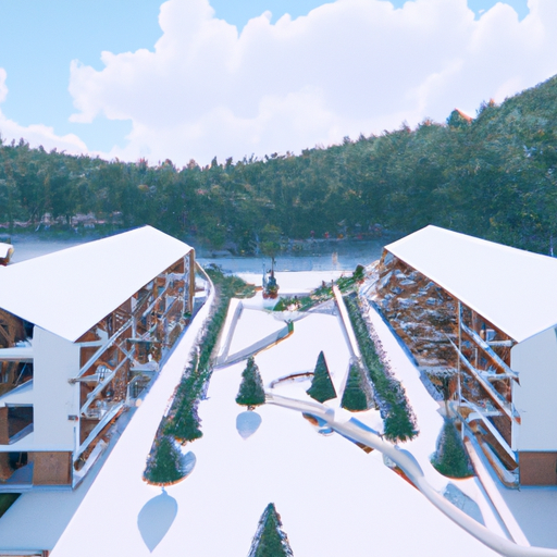 Designing a Modern Complex That Takes Advantage of Mountain Views